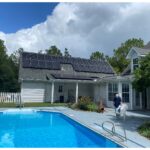 Rooftop with solar power