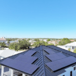 Rooftop with solar power