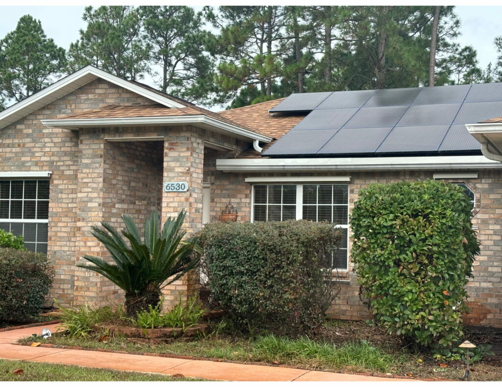 House with solar power