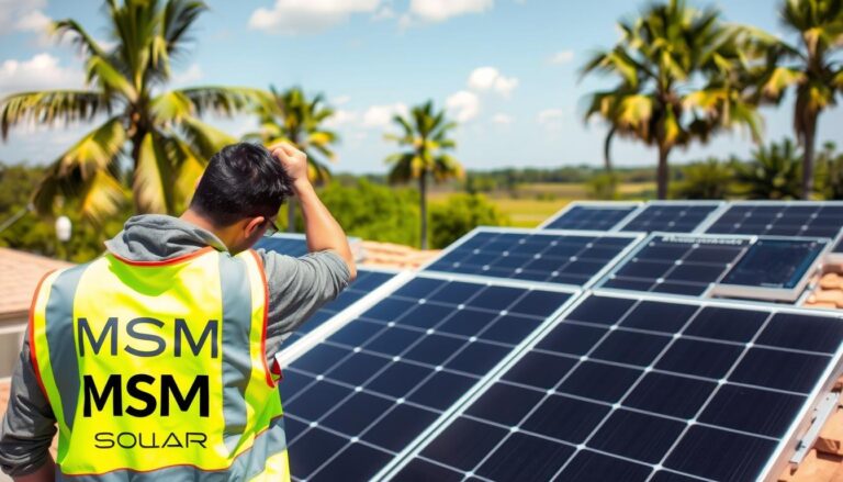 Solar panels repair near me