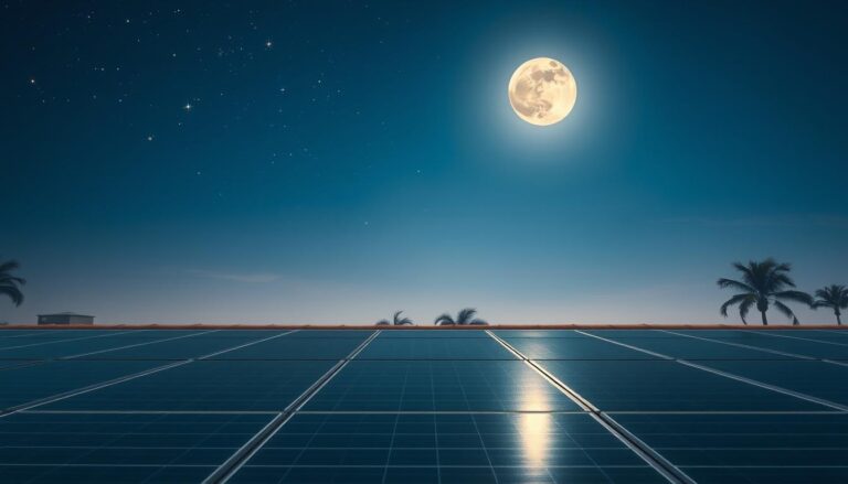can solar panels work at night