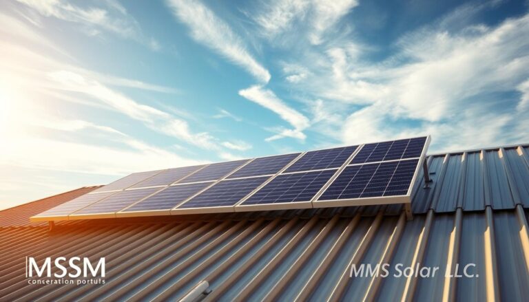 installing solar panels on a metal roof