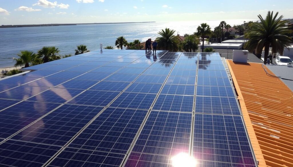 Solar panel installation in Apalachicola, FL