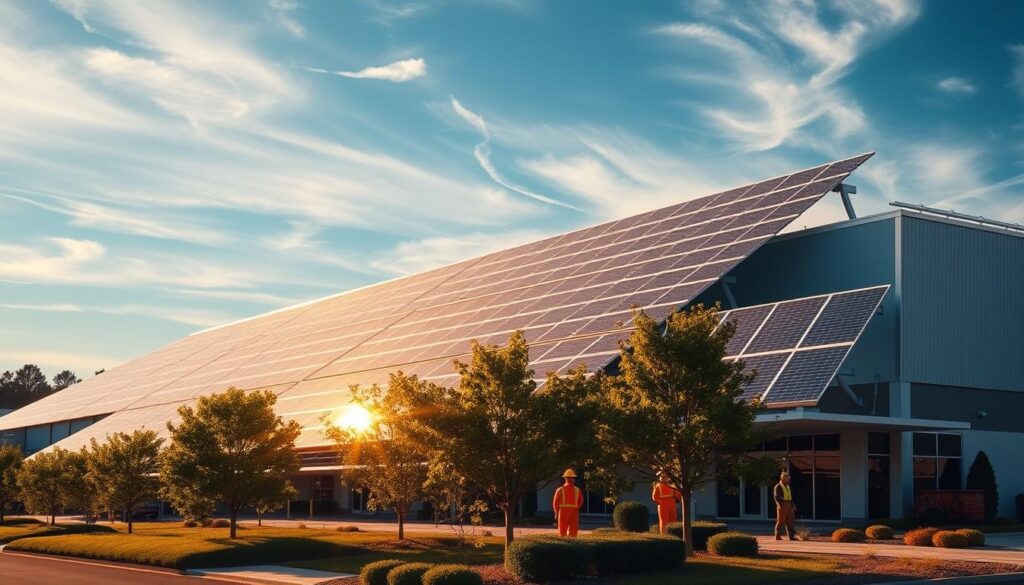 Solar panels installation by MSM Solar LLC.