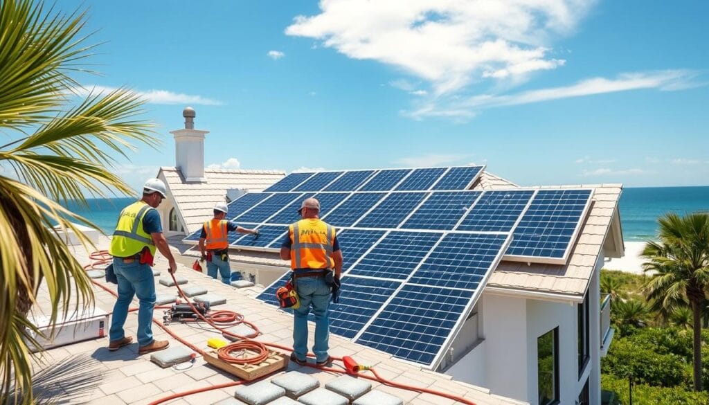 solar installation Rosemary Beach