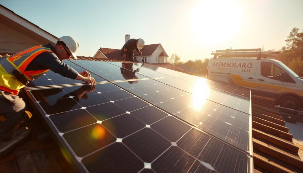 solar installation process solar installation process