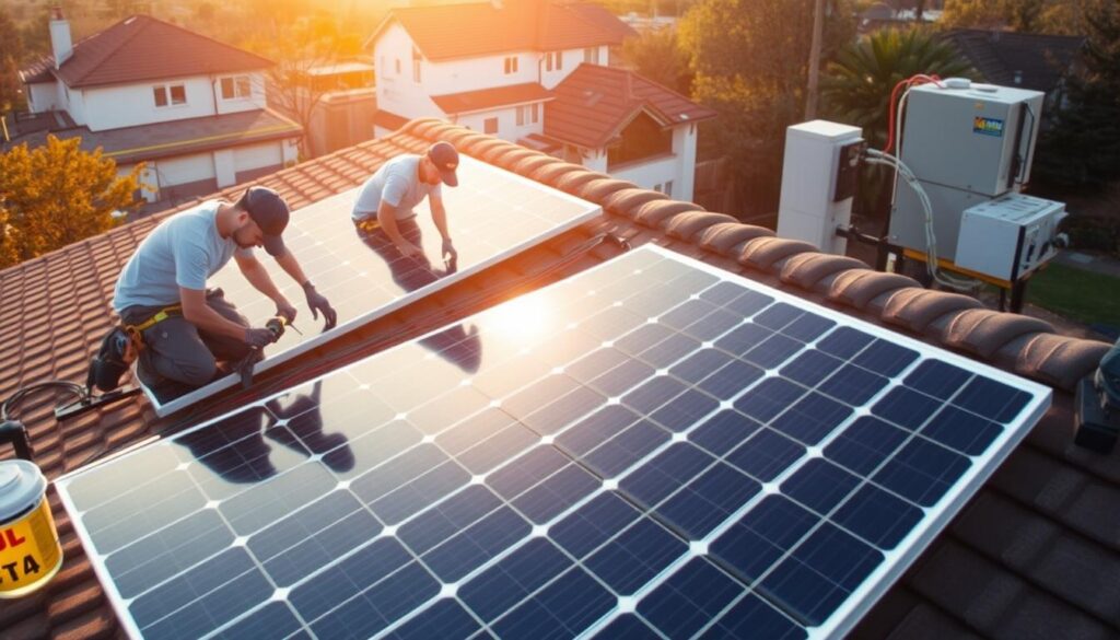 solar installation process