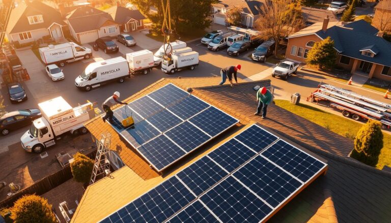 solar installation process