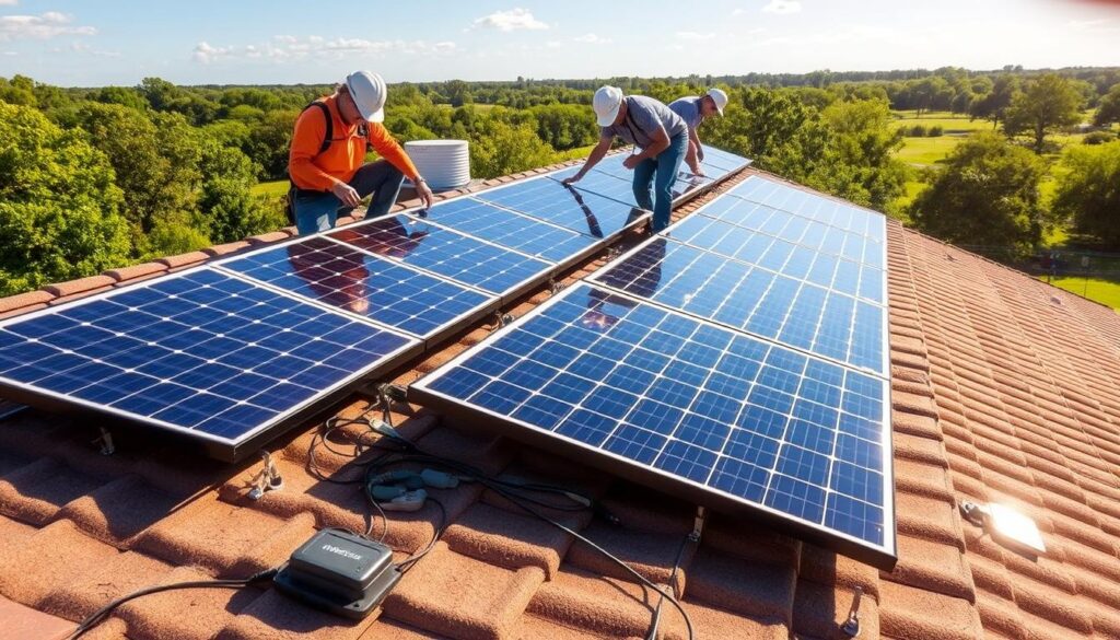 solar installation process