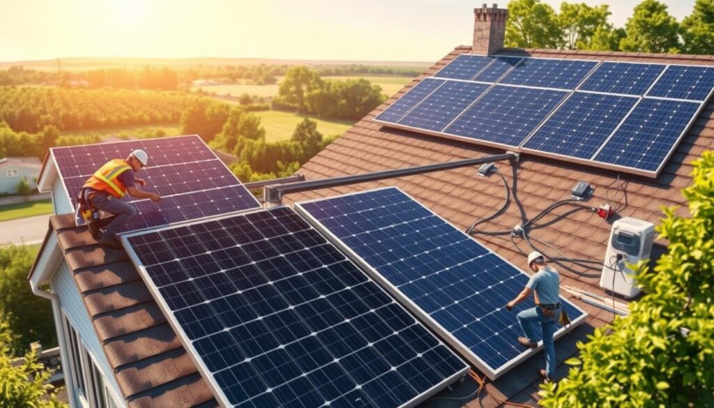 solar installation process