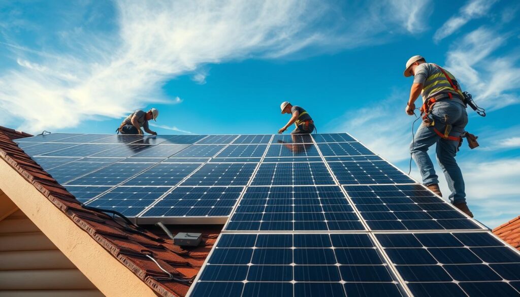solar installation process