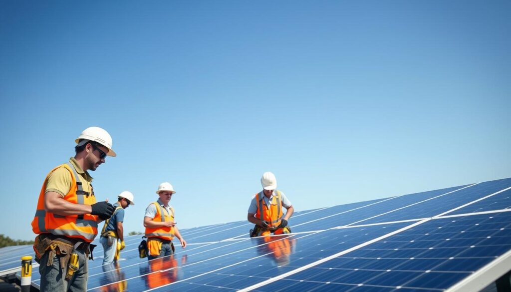 solar panel installation Navarre