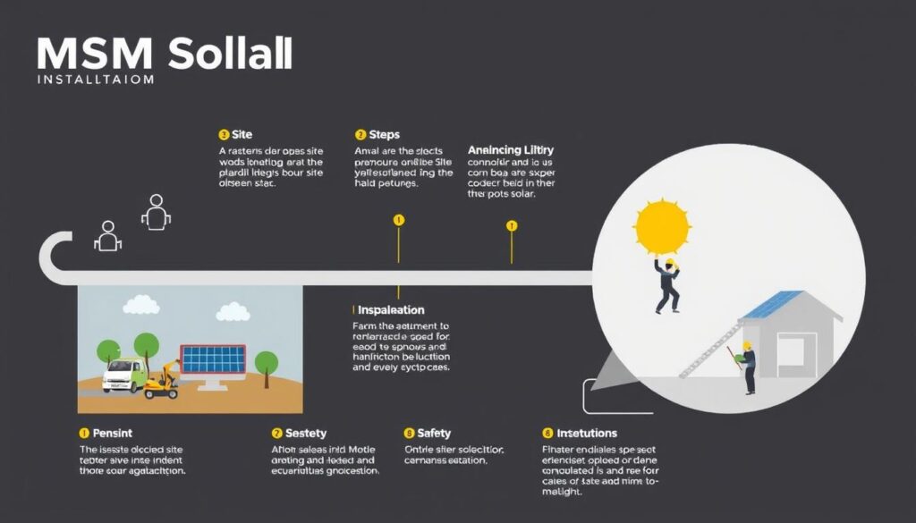 solar panel installation process solar panel installation process
