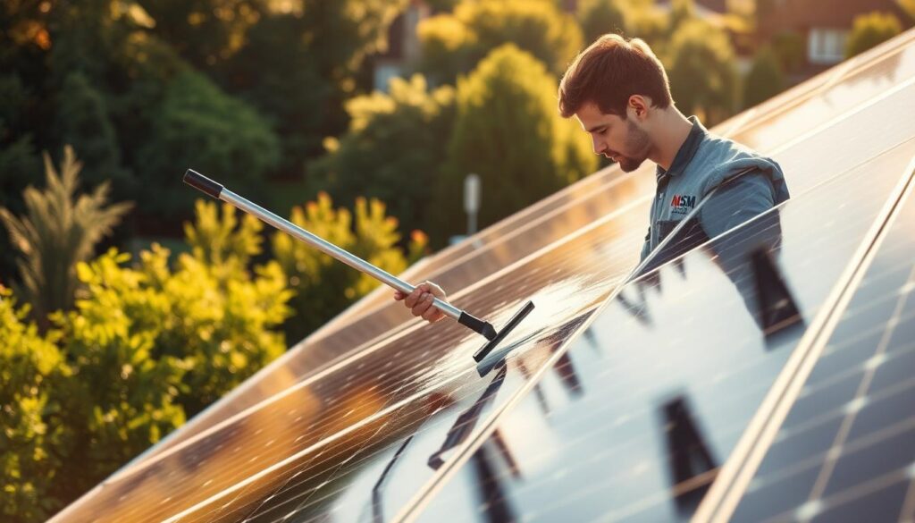 professional solar panel cleaning
