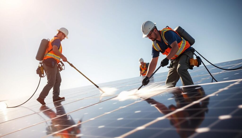 professional solar panel cleaning services