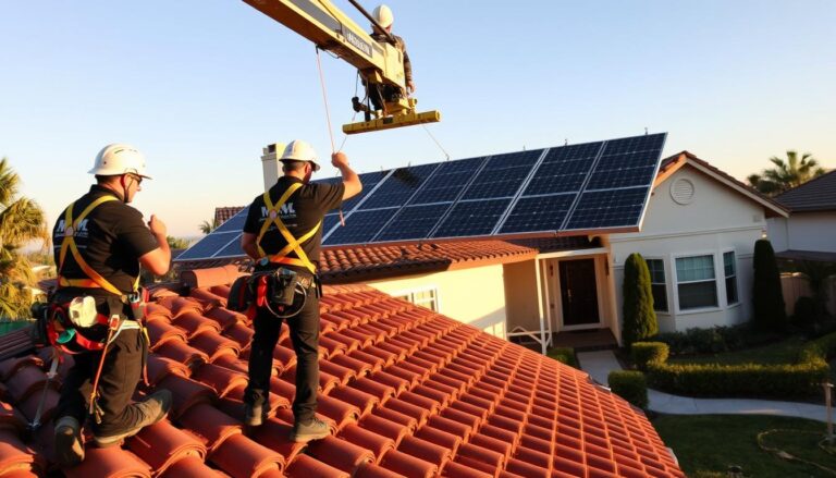 roof protection during solar panel installation