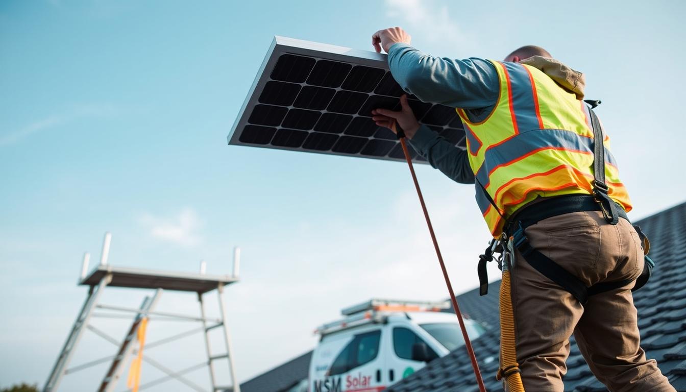 safety during solar panel removal