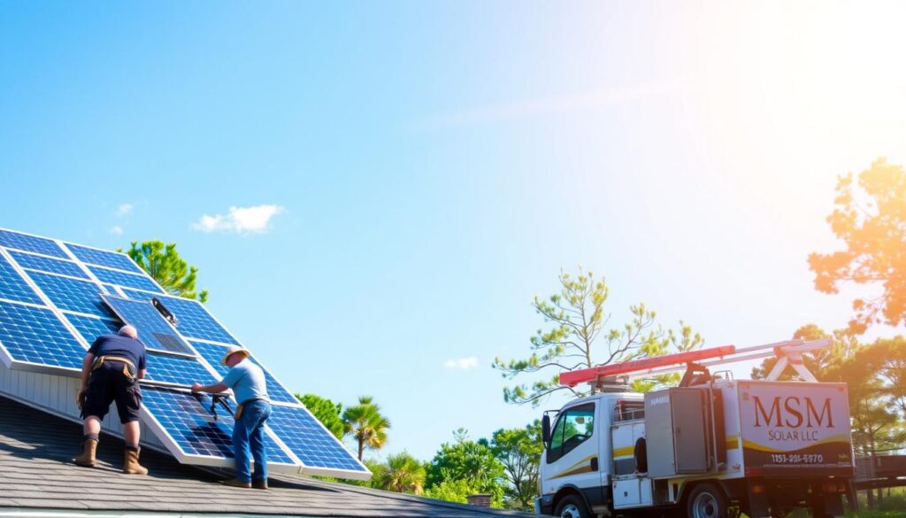 solar installation process