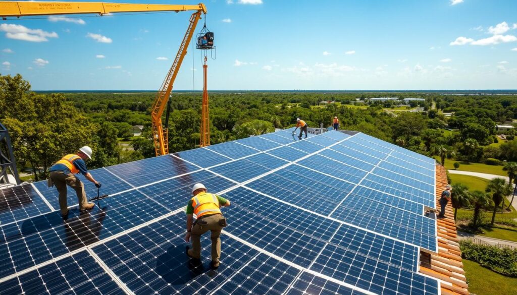 solar installation process