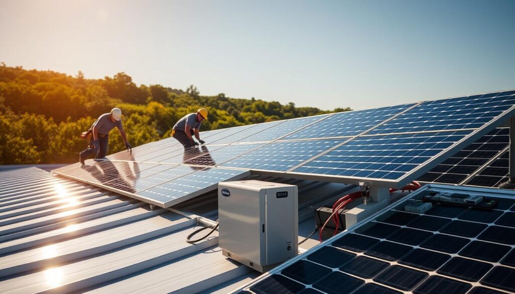 solar installation process