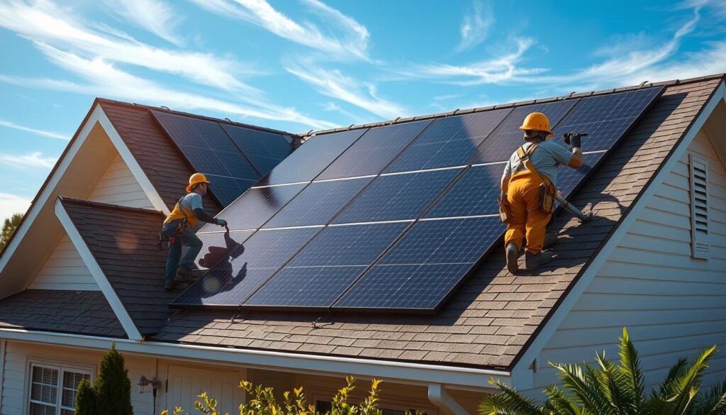 solar installation process