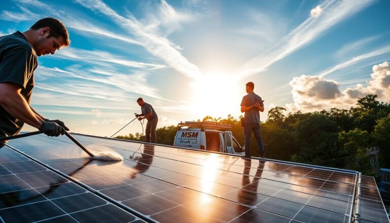 solar panel cleaning service