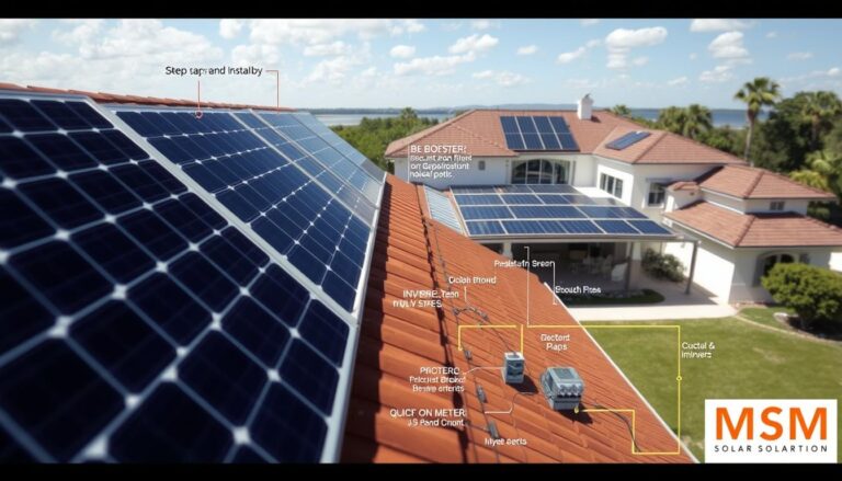 solar panel installation