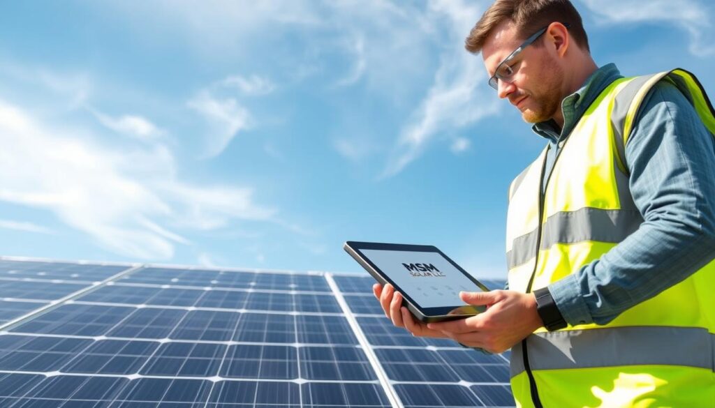 solar panel maintenance