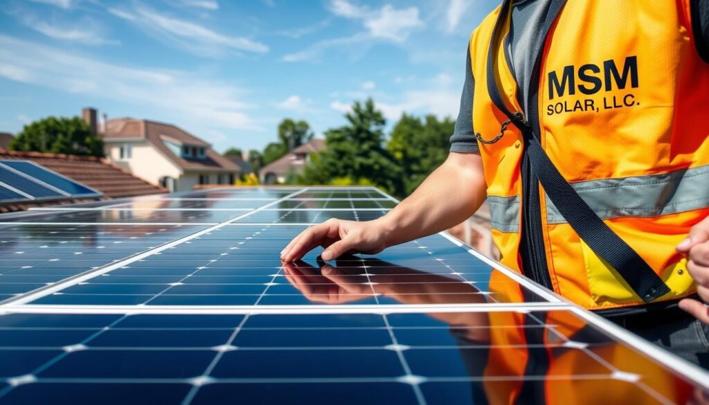 solar panel maintenance