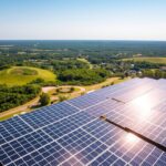 solar power installation