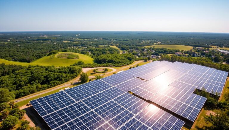 solar power installation